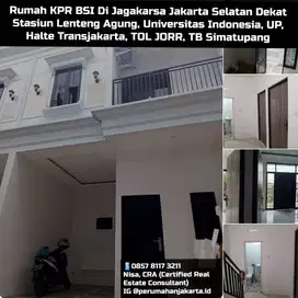 Rumah KPR Jagakarsa Dekat Universitas Indonesia Stasiun Lenteng Agung
