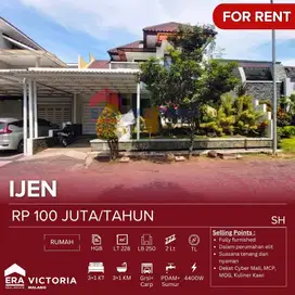 Disewakan rumah minimalis 2 lantai dengan taman depan yang asri