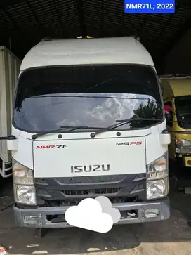 Truk Isuzu Elf 6roda Long Chasis Box, 2022