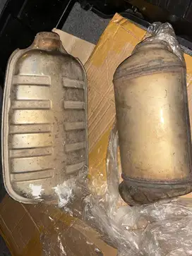 Knalpot Ori BMW E46 Catalytic dan Resonator bekas BMW E46 318i ORI