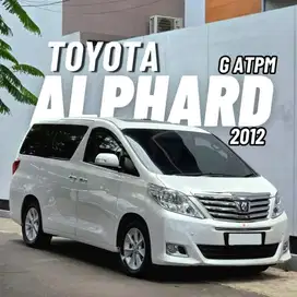 Toyota ALPHARD G ATPM 2012 Kondisi Sangat PRIMA Siap PAKAI