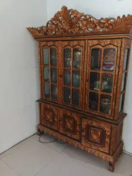 LEMARI kayu JATI ASLI