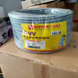 Kabel telpon 2x2 merek supreme 100m