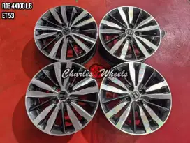 Jual velg oem jazz r16 4x100 brio agya ayla mobilio dll
