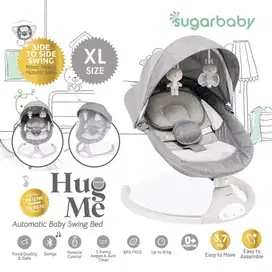 Automatic Baby Swing Bed / Ayunan Bayi Otomatis Ada Remote & Music