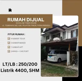 Rumah Townhouse Pejaten Timur