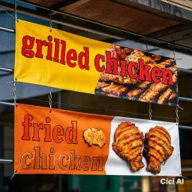 Ayam Serundeng dan Ayam Bakar