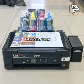 Printer Epson L455 Wifi Print Scan Copy