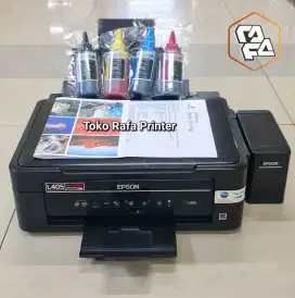 Printer Epson L405 Wifi Print Scan Copy