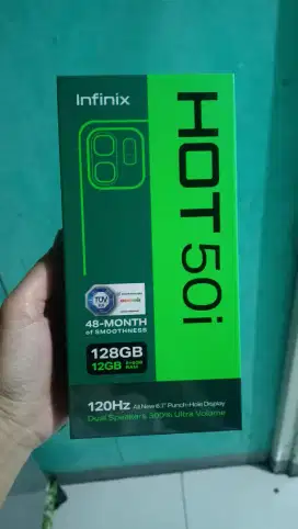 Hp Infinix Hot 50i 6/128GB new
