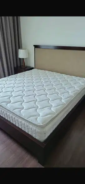 KINGKOIL QUEEN BED LIKE NEW