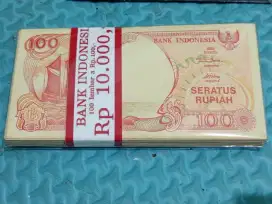 1 gepok uang 100 Rupiah Lama 1992