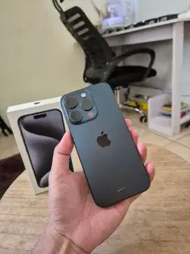Iphone 15 pro 128gb ibox titanium blue garansi on fullset