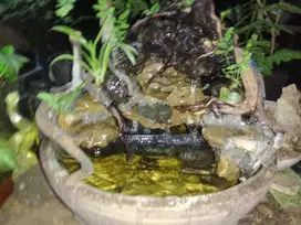 Mini waterfall tinggi 35cm diameter 30cm