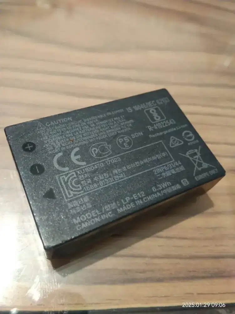 Baterai Camera Canon LP-E12