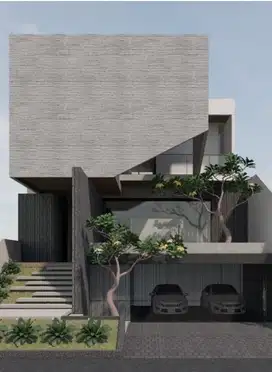 rumah baru dengan pool konsep villa citraland utama