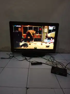 Jual tv sharp 32 inch komplit smua tinggal nonton