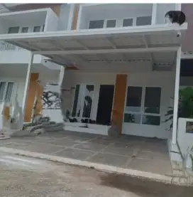 Kanopi rangka baja ringan kokoh