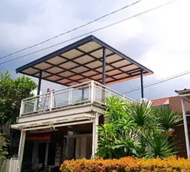 Kanopi balkon atap alderon single