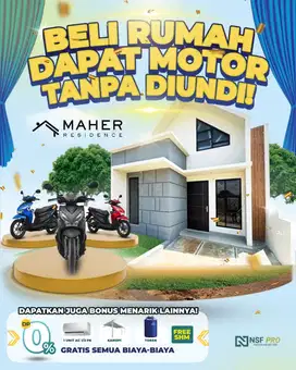 Maher Residance, Rumah cluster terbaik, dan strategis