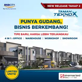 TAMAN TEKNO X GUDANG SIAP PAKAI HARGA MURAH
