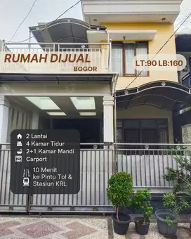 Rumah Nyaman 2 Lantai  Strategis di Vila Bogor Indah 5 - Bogor Utara