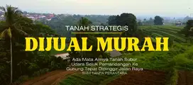 Jual Murah Tanah Cocok Untuk Villa Pinggir Jalan Raya SHM Udara Sejuk