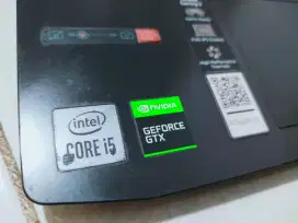 Dijual laptop Lenovo Gaming Intel I5-10 Ram 16GB VGA 4GB 1650ti SsdHDD