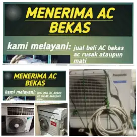 Terima ac bekas rusak mati