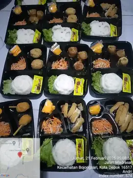 Nugget bento enak