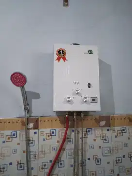 WATER HEATER GAS - MANDI AIR HANGAT PRAKTIS