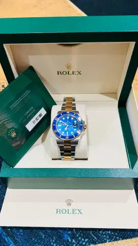 Rolex Submariner Date Twotone Yellowgold Blue Dial 2023