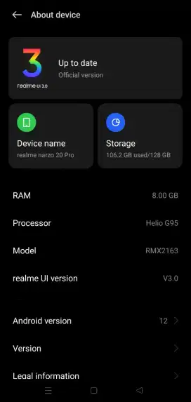 Realme Narzo 20 Pro 8/128