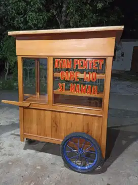 Gerobak Angkringan Bakso Mie Ayam PeceL Bubur Sate Martabak Ronde dlL