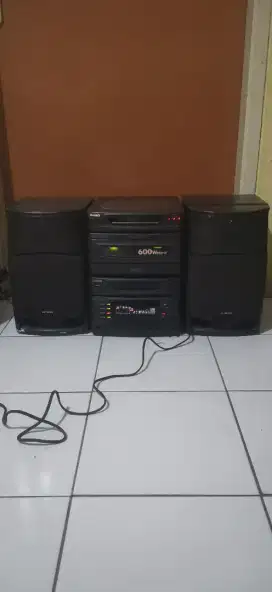 Hifi AIWA 2 susun jadul klasik bass mantap