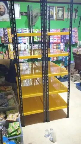Rak besi siku serbaguna rak besi siku lubang rak besi 5 susun