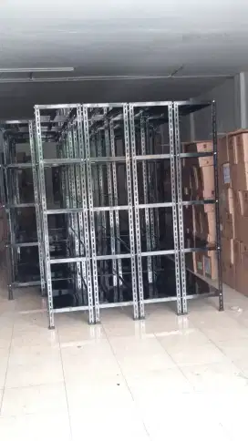 Rak besi siku serbaguna rak besi siku lubang rak besi 5 susun