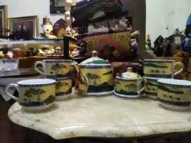 Set Teko Keramik antik