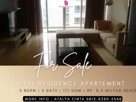 Dijual Apartement Capital Residence 3BR Full Furnished View GatSu