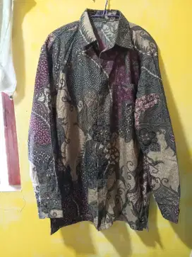 Baju batik pria size XL