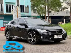 Honda Civic Turbo Hatchback 1.5 At 2018 Hitam metalik [ LOW KM 18rb]