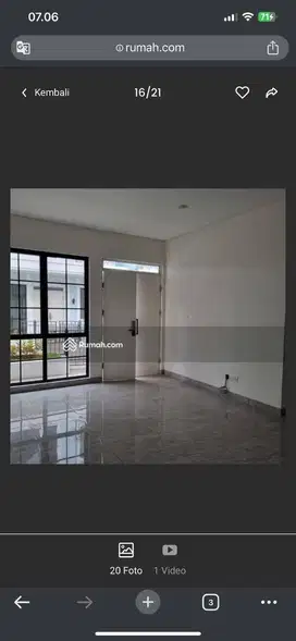 Disewakan Rumah 3 Lantai di Lavon Swan City