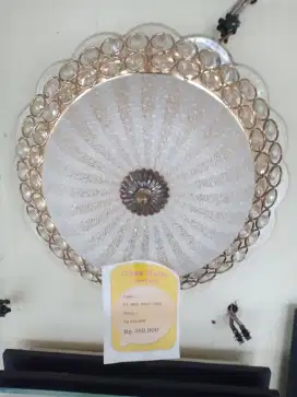 LAMPU PLAFON CRYSTAL