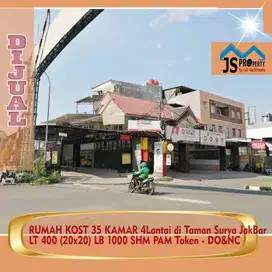 DIJUAL RUMAH KOST 35 KAMAR 4Lantai di Taman Surya Jakarta Barat -DO&NC