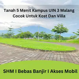 Dijual Tanah Kost Samping Kampus UIN Malang