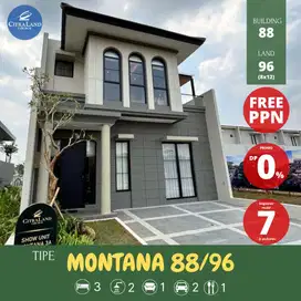 Rumah Mewah Modern Free PPN DP0% Dapat Logam Mulia