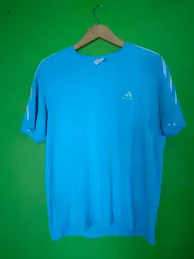 Jersey Adidas Biru Muda Tiga Garis