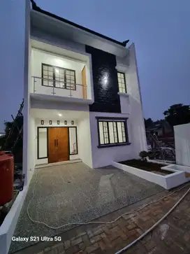 SIAP AKAD Rumah 2 Lantai Konsep Balistyle di Mekarsari Nempel JakTim