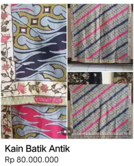 KAIN BATIK ANTIK 100 THN