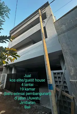 Jual KOS ELIT / GUEST HOUSE 19 kmr di Jimbaran Bali